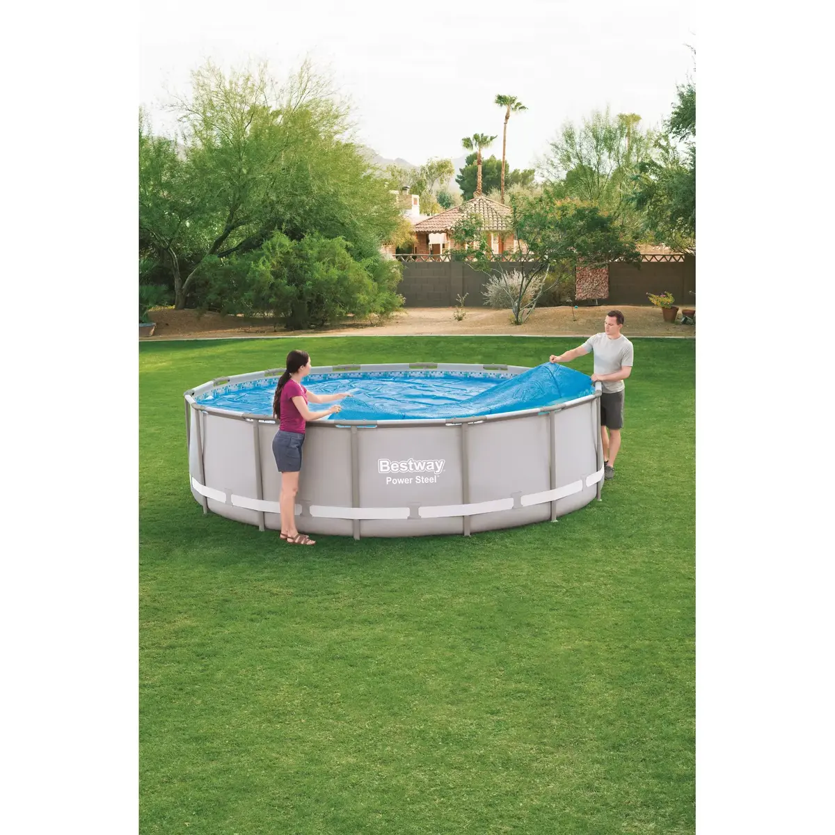 Bestway solar pool cover 4.27 m Photo 7