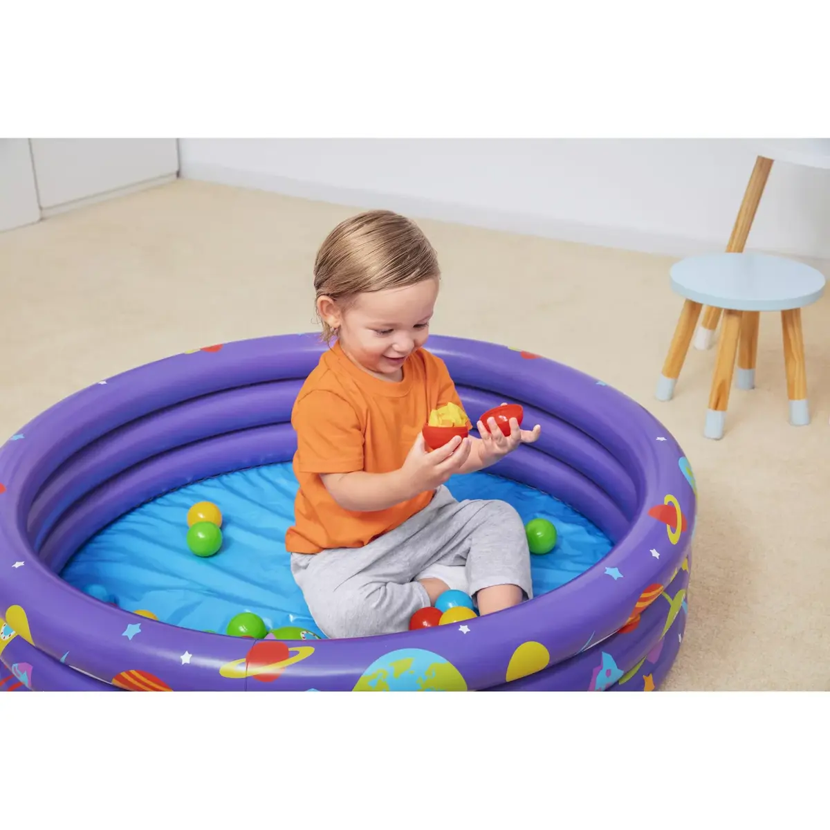 Bestway Intergalactic Surprise framed play pool with 50 balls Photo 28
