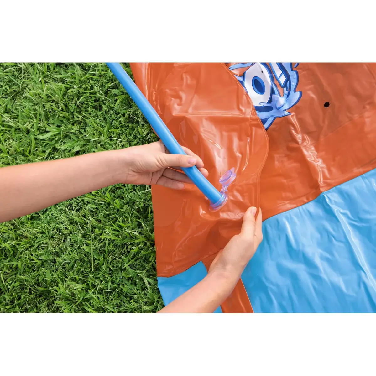 Садовый водный горка Bestway H2OGO! Tsunami Splash Ramp Single Slide Photo 4