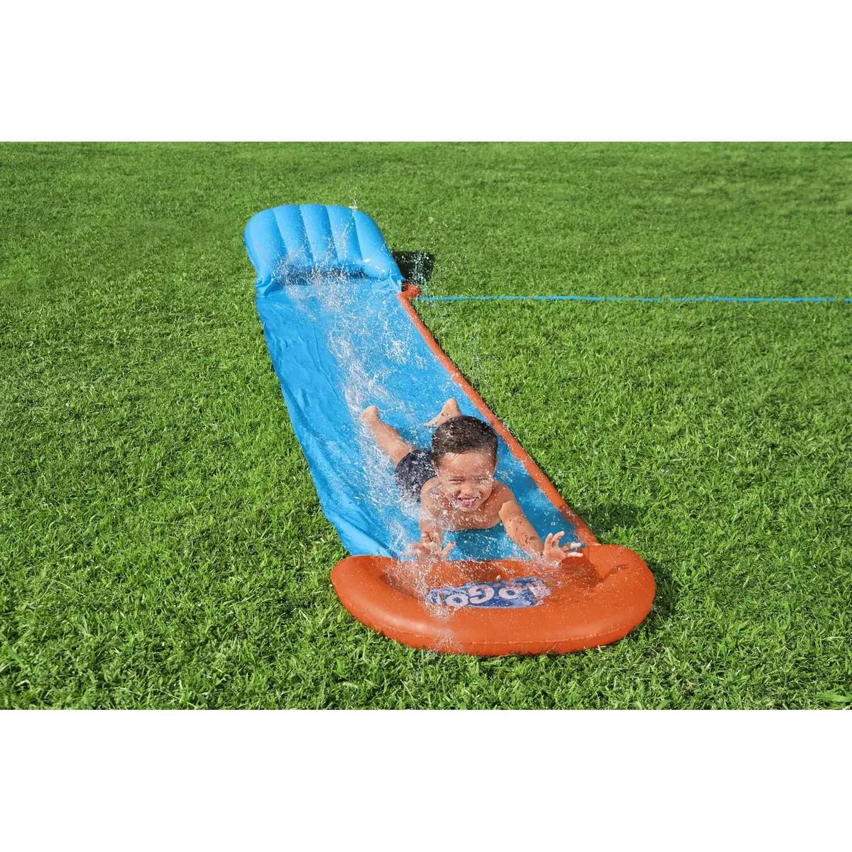 Садовый водный горка Bestway H2OGO! Tsunami Splash Ramp Single Slide Photo 6