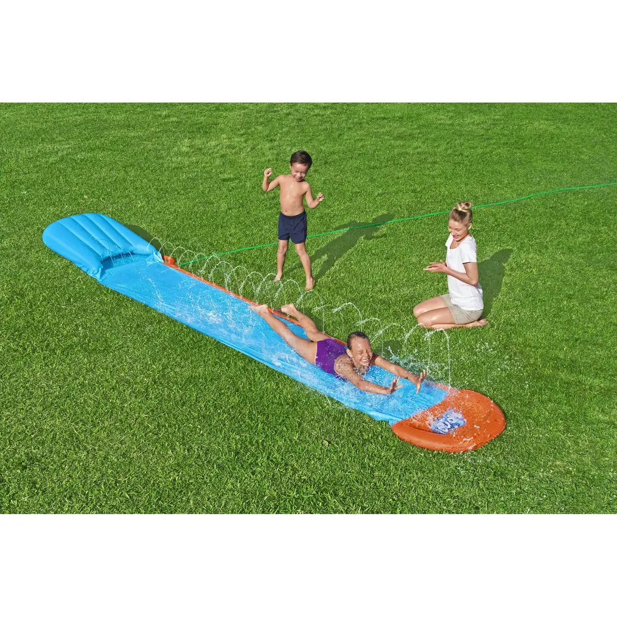 Садовый водный горка Bestway H2OGO! Tsunami Splash Ramp Single Slide Photo 8