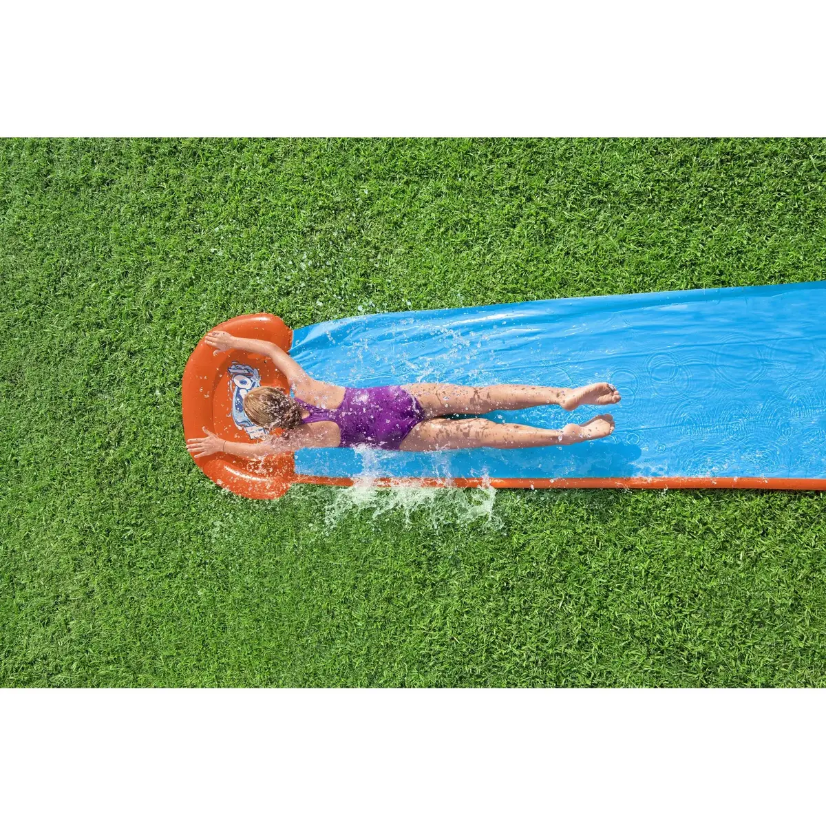 Садовый водный горка Bestway H2OGO! Tsunami Splash Ramp Single Slide Photo 15