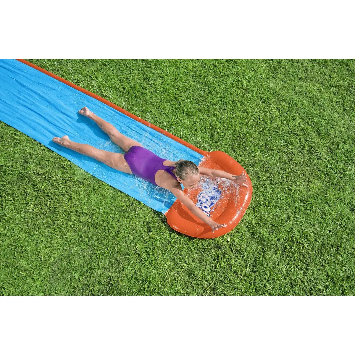 Садовый водный горка Bestway H2OGO! Tsunami Splash Ramp Single Slide Photo 17