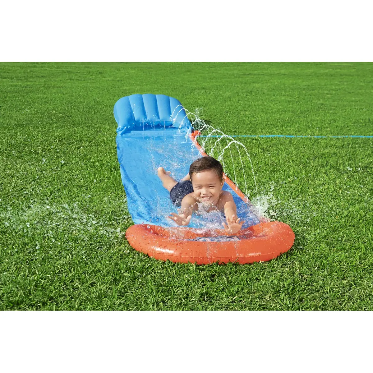 Садовый водный горка Bestway H2OGO! Tsunami Splash Ramp Single Slide Photo 19
