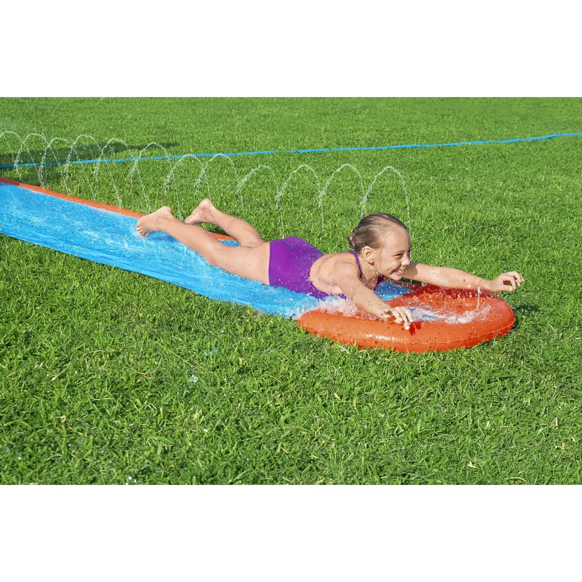 Садовый водный горка Bestway H2OGO! Tsunami Splash Ramp Single Slide Photo 20