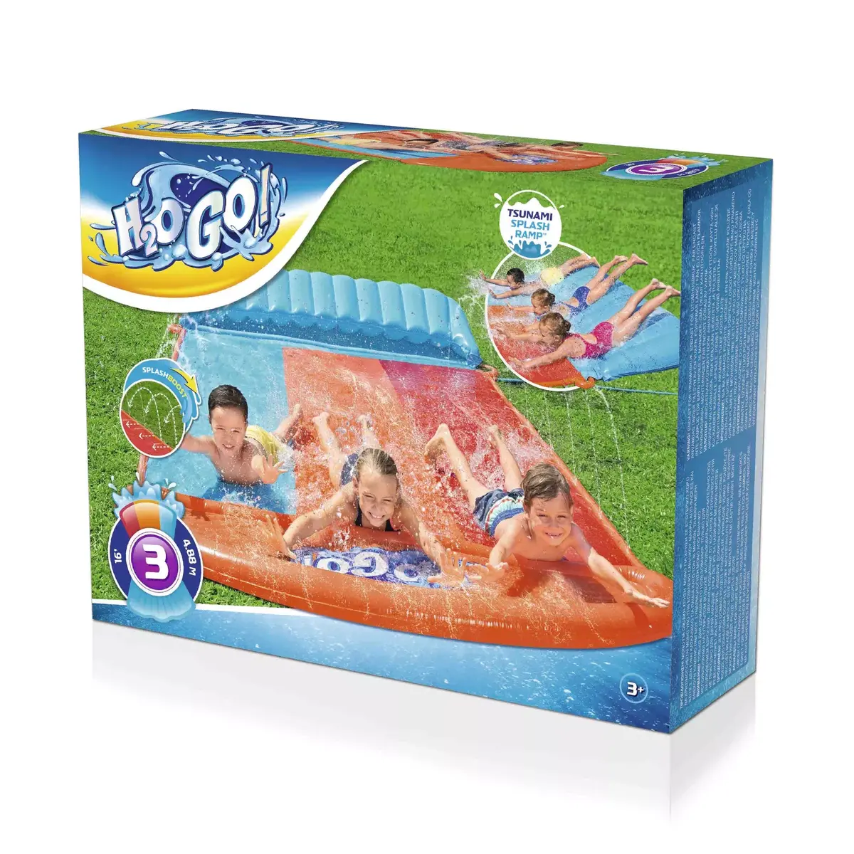 Dārza ūdens slaids Bestway H2OGO! Trīskāršais ūdens slaids Photo 8
