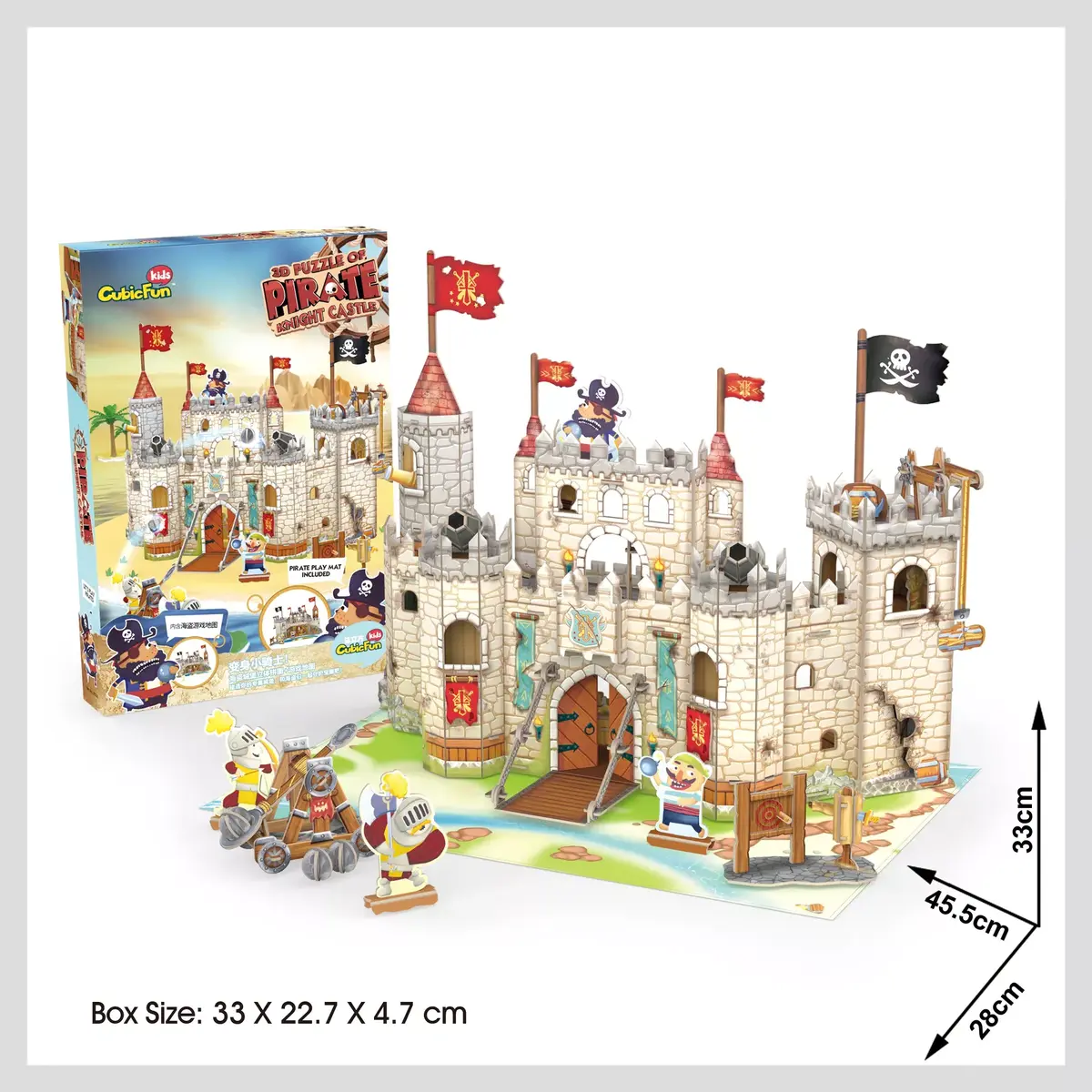 CubicFun 3D-пазл Пиратский замок P833H Photo 3
