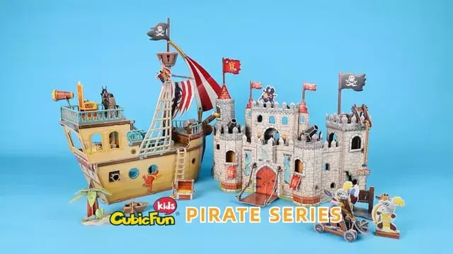 CubicFun 3D-пазл Пиратский замок P833H Photo 7