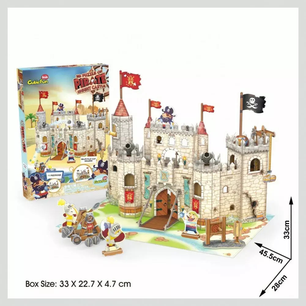 CubicFun 3D-пазл Пиратский замок P833H Photo 4