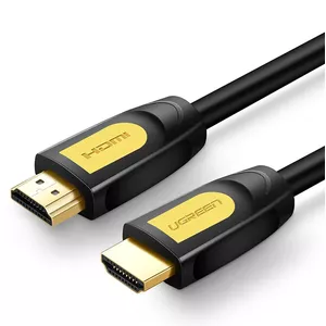 UGREEN HDMI cable 1.5 m, HDMI Type A to HDMI Type A, HDMI 2.0, 18 Gbit/s, Black/Yellow