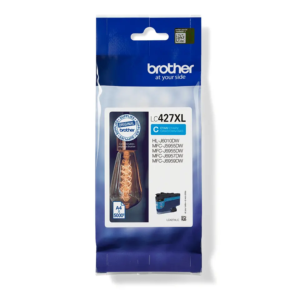 Brother LC-427XLC oriģinālā lielas ietilpības zilas
