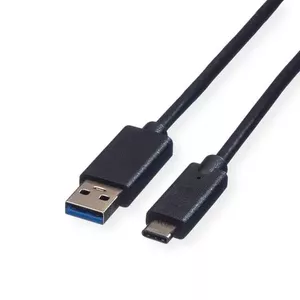 USB cable ROLINE GREEN 11.44.9011-10 USB 3.2 Gen 1 1 m USB A USB C Black