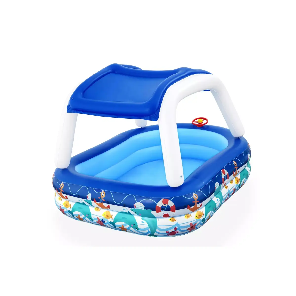 Надувной семейный бассейн Bestway Sea Captain 282 л Photo 2