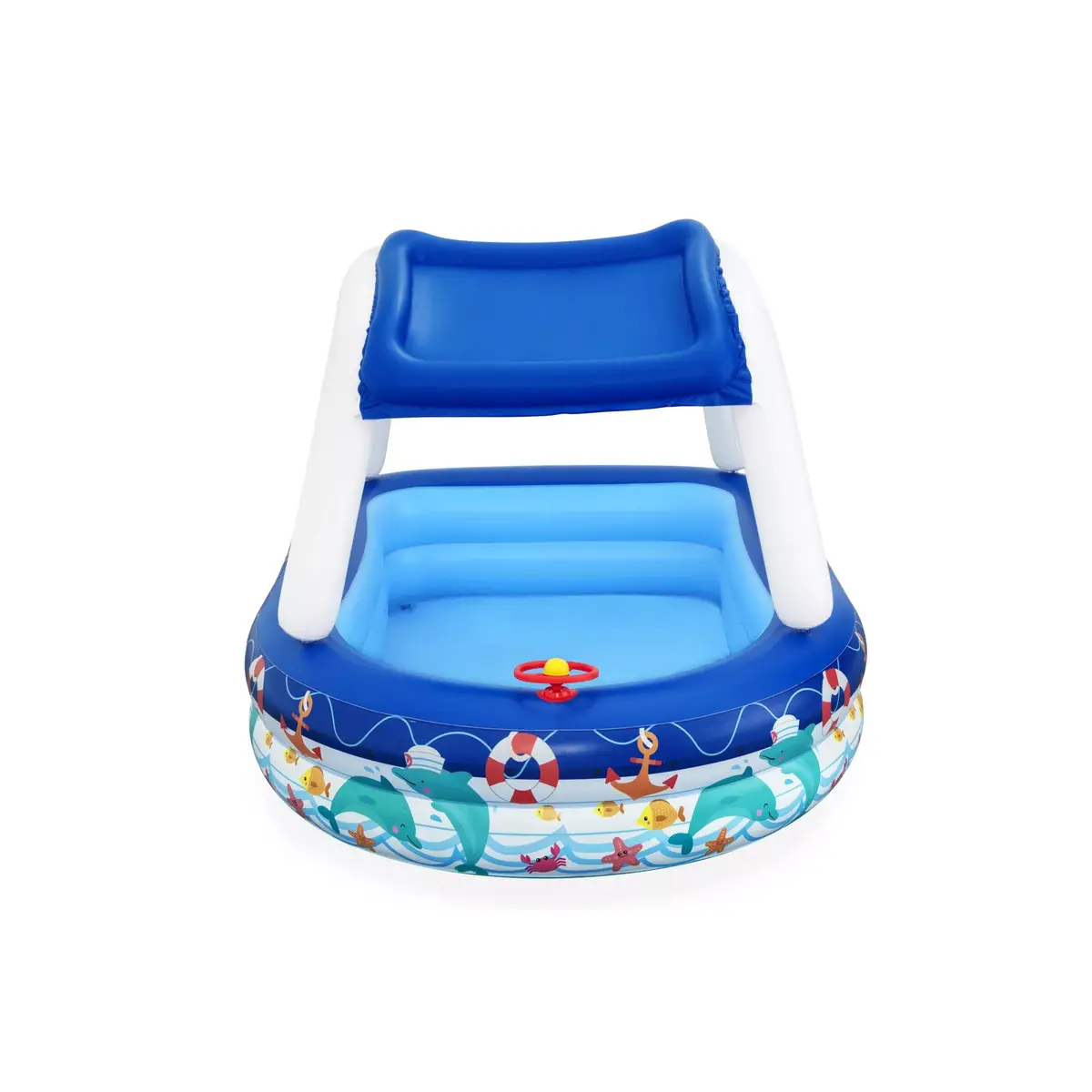 Надувной семейный бассейн Bestway Sea Captain 282 л Photo 4