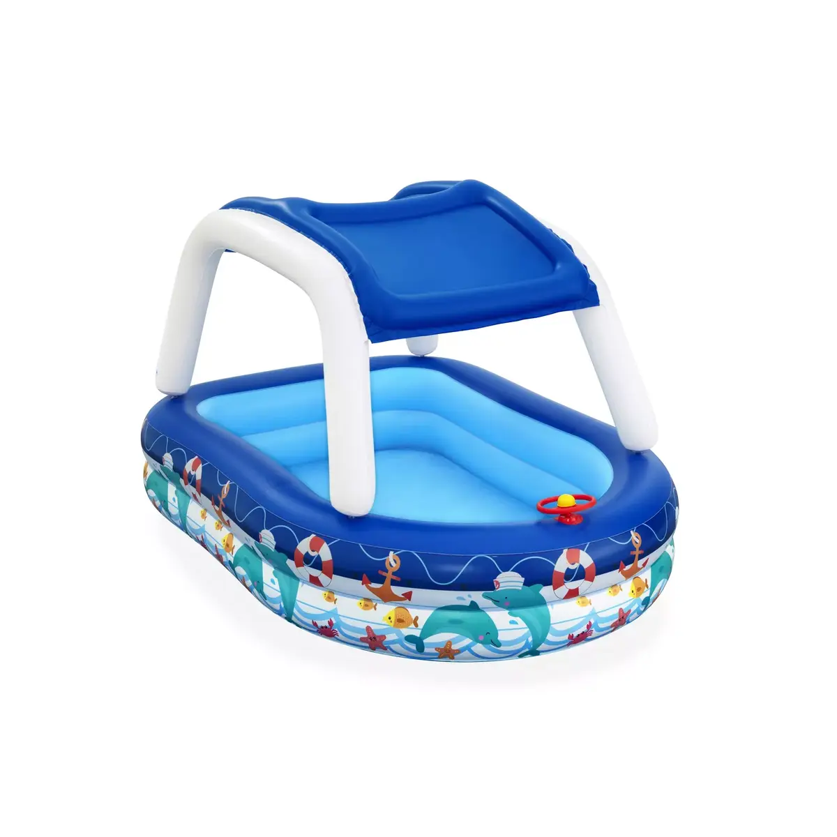 Надувной семейный бассейн Bestway Sea Captain 282 л Photo 7