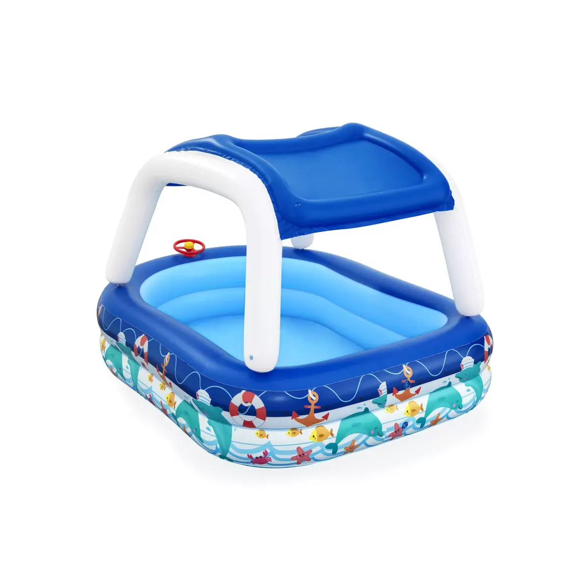 Надувной семейный бассейн Bestway Sea Captain 282 л Photo 8