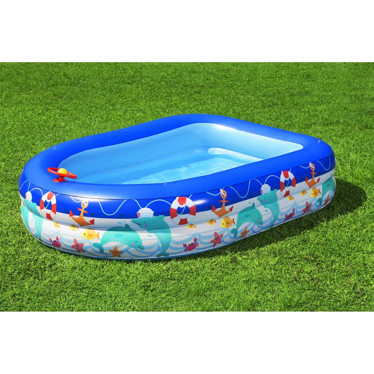 Надувной семейный бассейн Bestway Sea Captain 282 л Photo 19