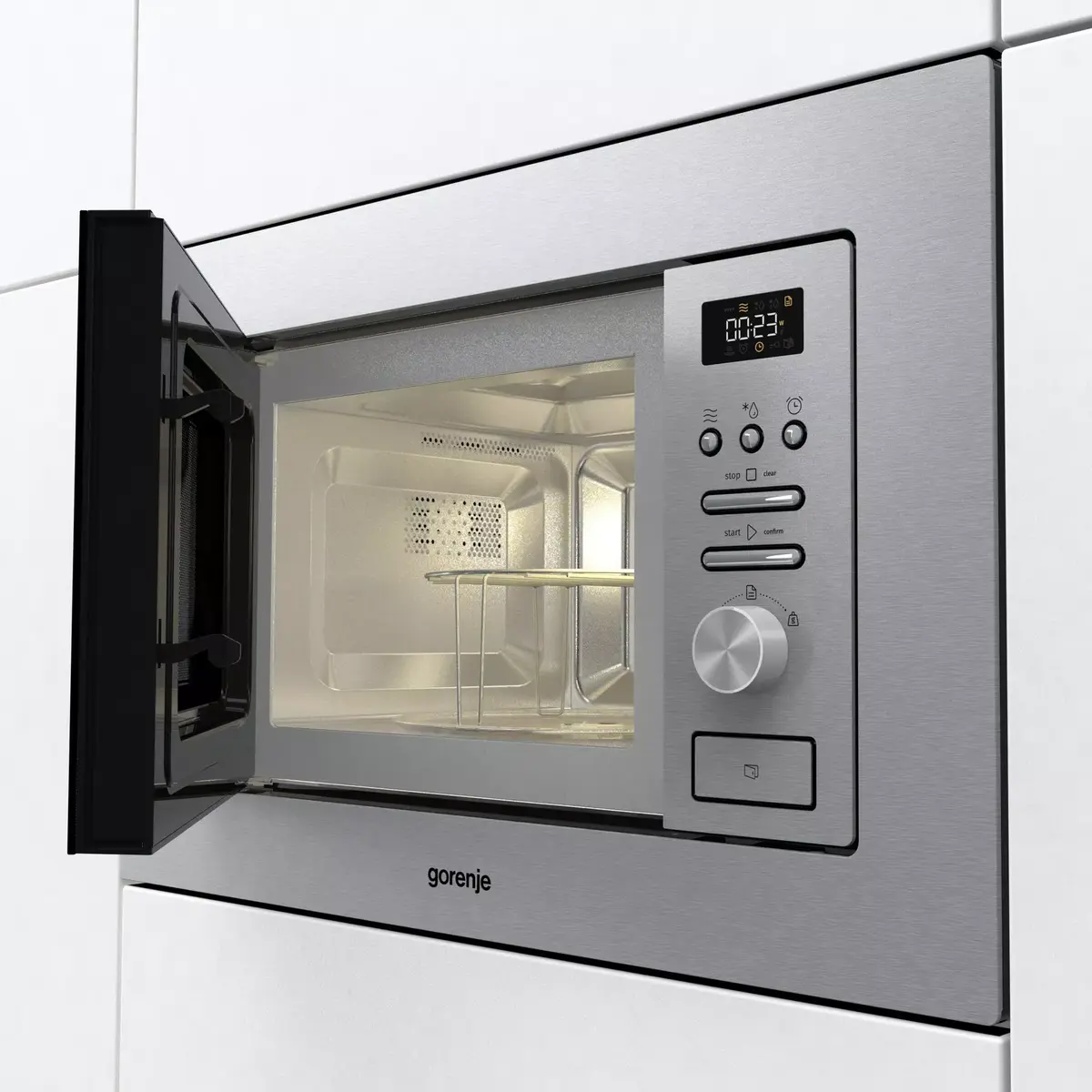 Gorenje BMI201AG1X комбинированная микроволновка 800 Вт 20 л Photo 4