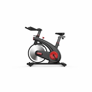 EQI Smart S200 mājas lietošanai Spin Bike, regulējama pretestība, 120 kg, 13 kg, ķēdes piedziņa, melns/arkans, LCD displejs