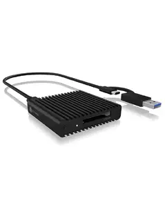 Card reader ICY BOX IB-CR404-C31 — CFast 2.0, USB 3.1, Black, 10000 Mbit/s, 59×64×15 mm