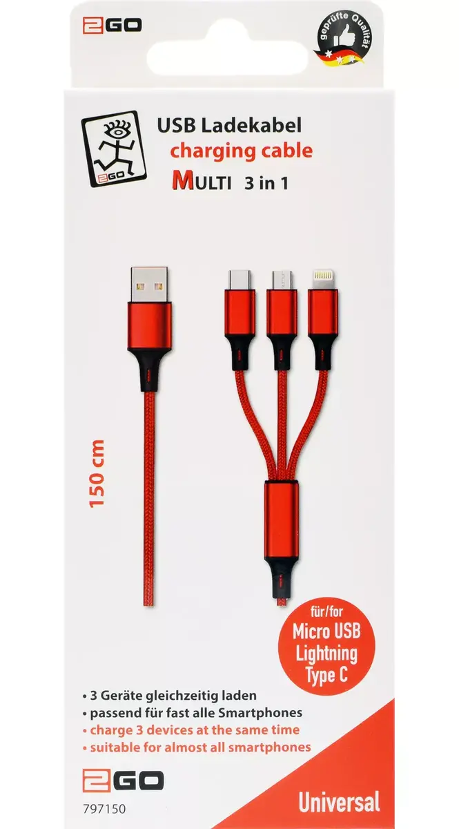 USB Cable 2GO 797150 Photo 2