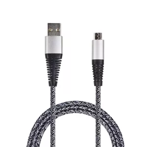USB kabelis 2GO 795951 1 m USB B Micro-USB B Sudraba