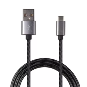 USB cable 2GO 795812 USB 3.2 Gen 1 1m USB B USB C Grey