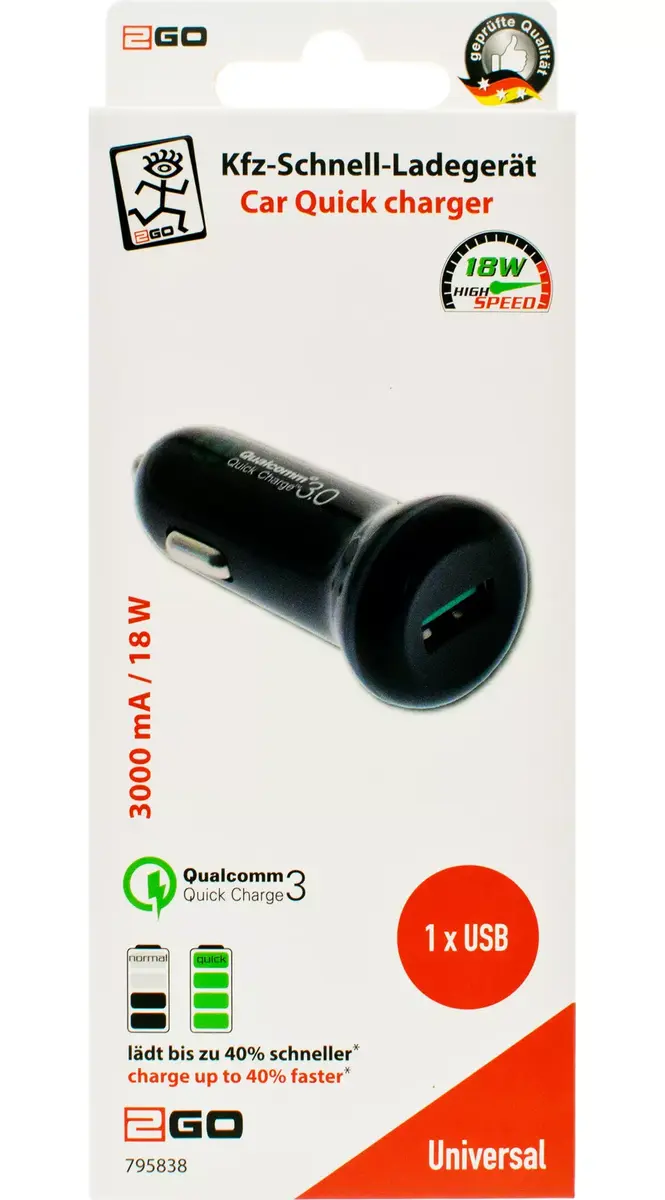 Mobile device charger 2GO 795838 Photo 2