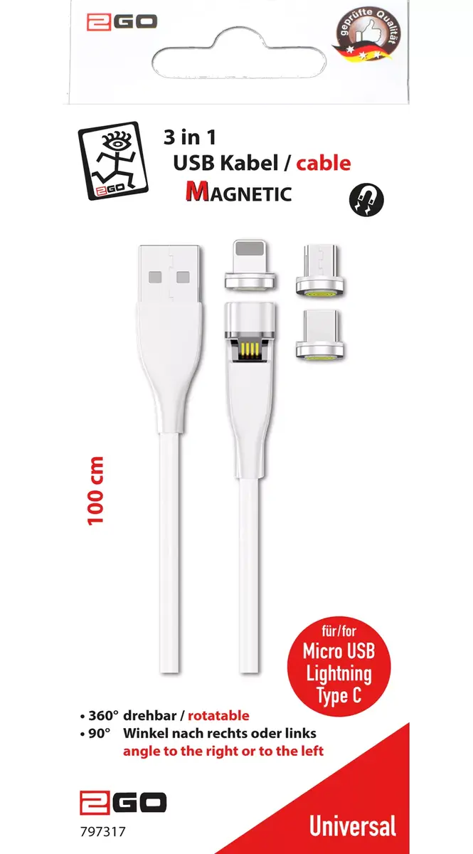 USB cable 2GO 797317 Photo 2