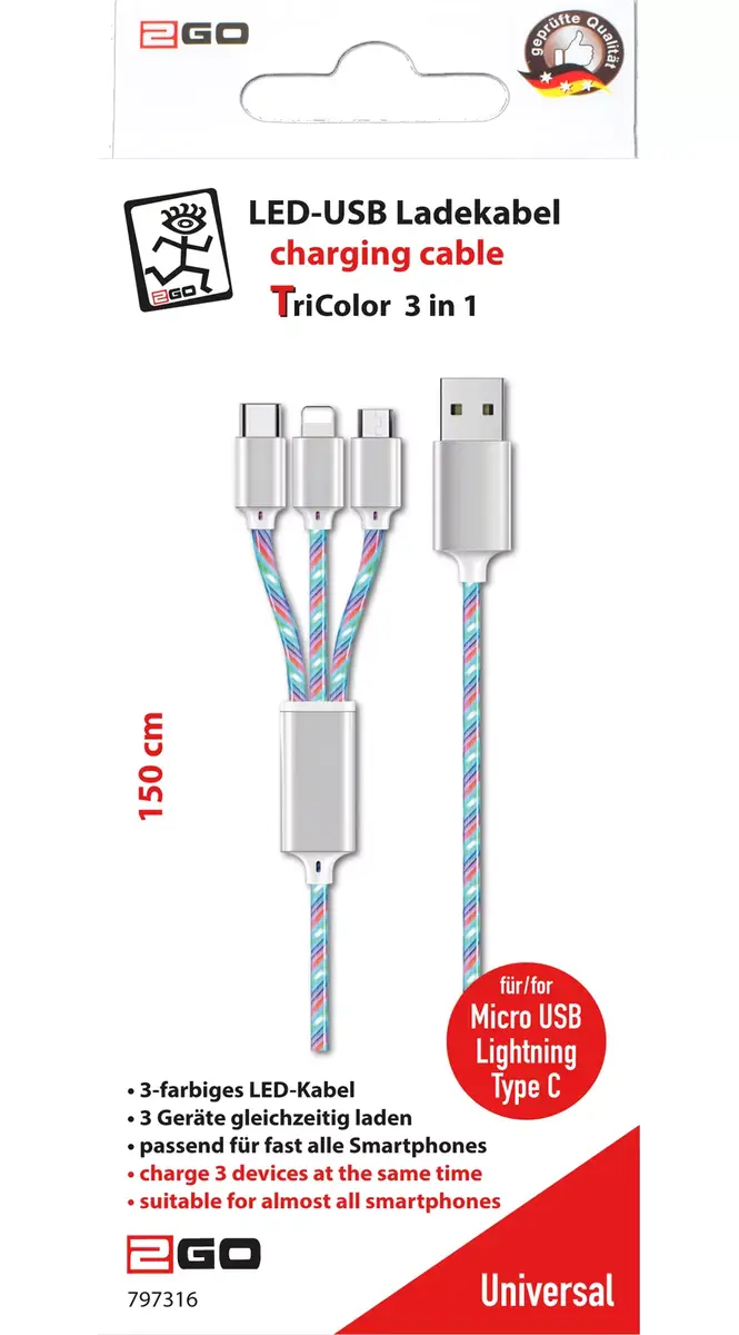 USB cable 2GO 797316 Photo 2