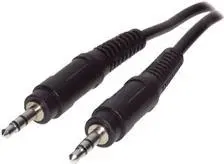 Audio Cable 2GO 351021 1.5m 3.5mm Male to Male Black