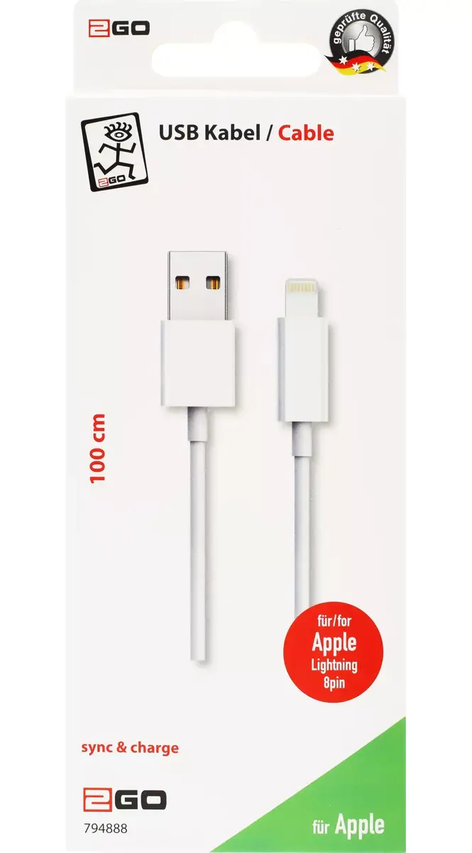 Lightning kabelis 2GO 794888 Photo 2