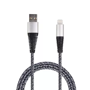 Lightning cable 2GO 795952 1 m Silver USB B