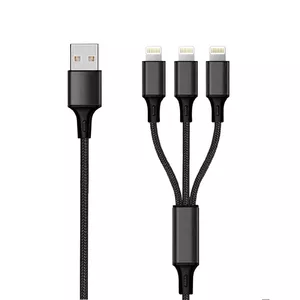 Lightning Cable 2GO 797155 1.5m Black USB B USB C Micro-USB B
