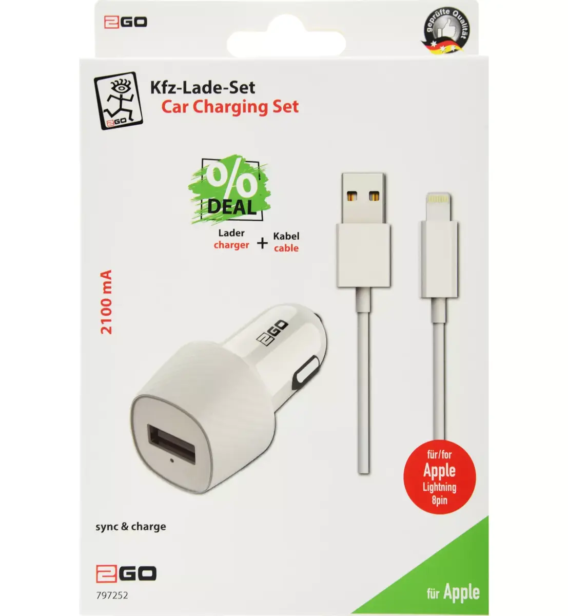 Mobile Device Charger 2GO 797252 Photo 2