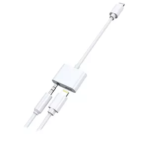 Lightning Cable 2GO 797239 0.1m White Lightning to Lightning + 3.5mm