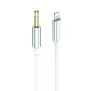 Audio Cable 2GO 797218 1m 3.5mm Lightning White