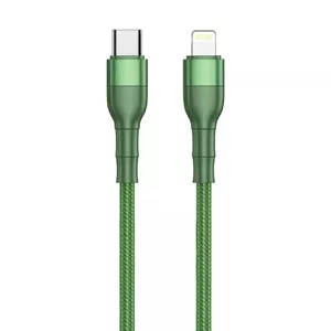 Lightning Cable 2GO 797312 1m Green USB C Connector