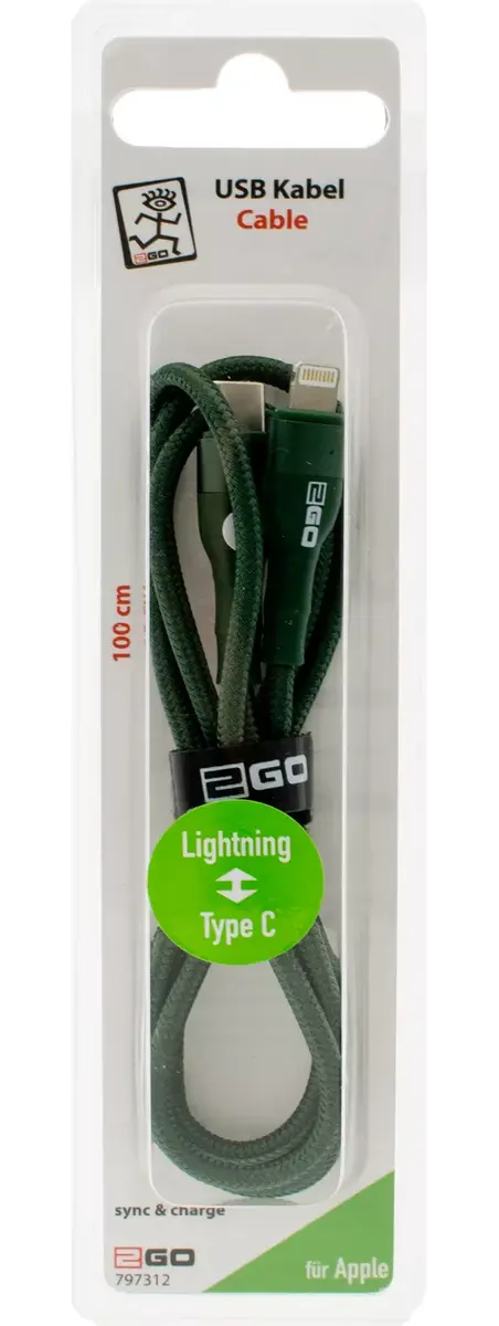 Lightning Cable 2GO 797312 Photo 2