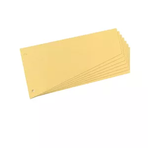 Divider Herlitz 10838381 Cardboard Yellow 100 pcs