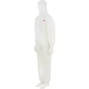 hh SMS 3-layer Spunbond-Meltblown-Spunbond Fabric GT700000588 White, Zipper L