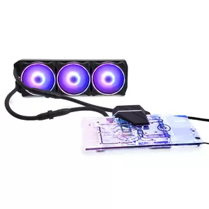 Система жидкостного охлаждения All-in-one Alphacool Eiswolf 2 AIO 12 см Черный Прозрачный
