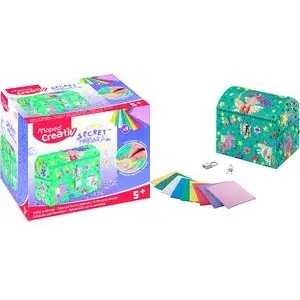 Jewellery Box Maped Creativ SECRET MOSAICS — craft kit with foam mosaic stickers, 1 piece (907056)