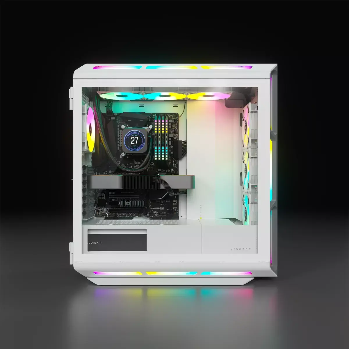 Компьютерный корпус Corsair iCUE 5000T RGB Photo 3