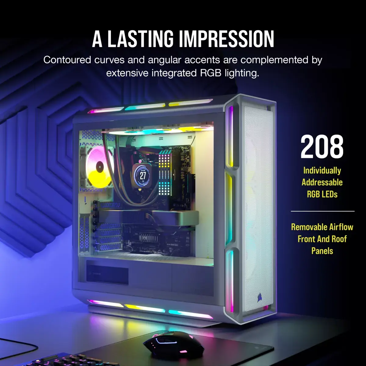 Компьютерный корпус Corsair iCUE 5000T RGB Photo 10