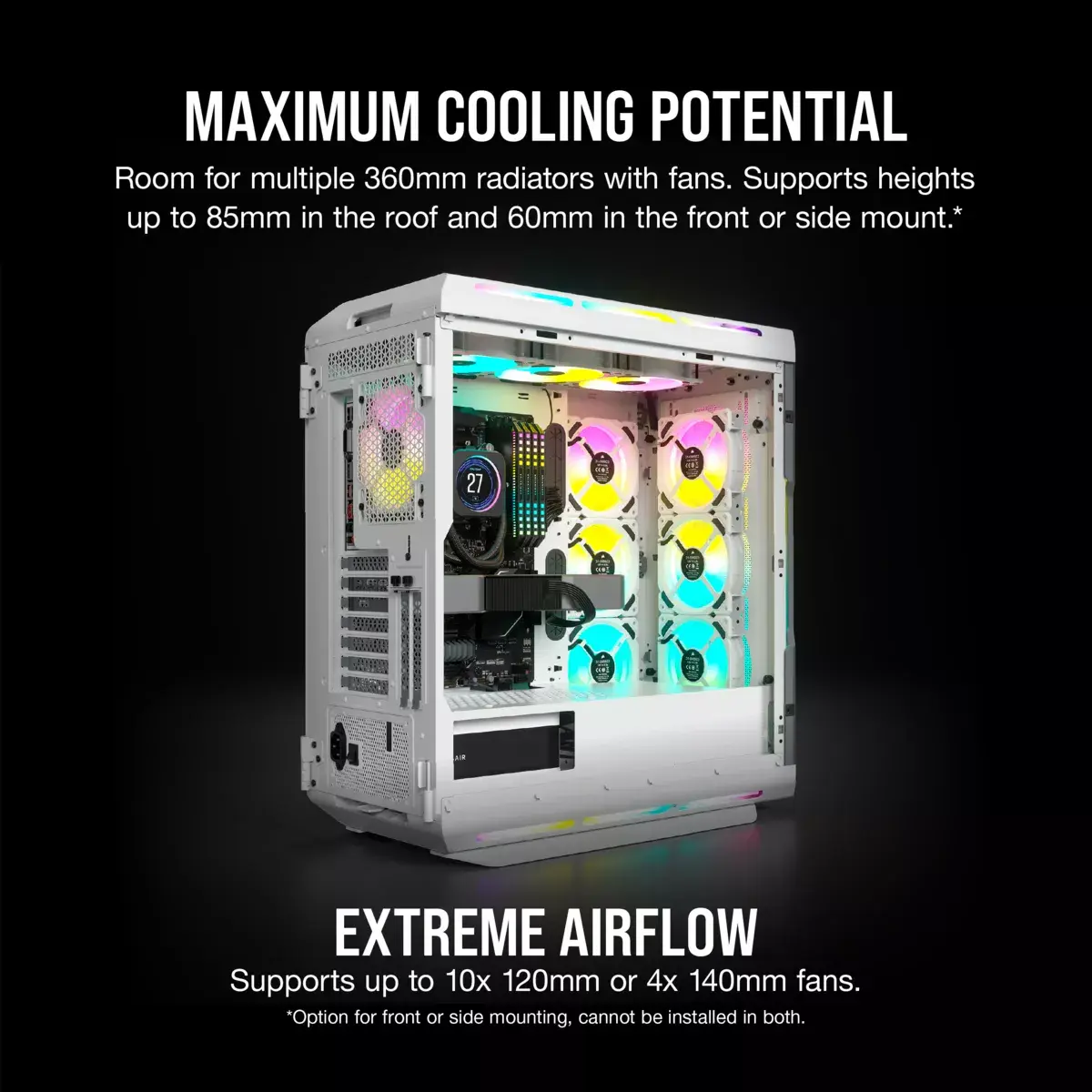 Компьютерный корпус Corsair iCUE 5000T RGB Photo 12