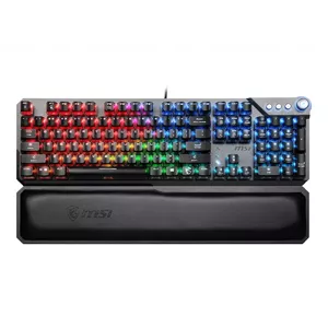 Клавиатура MSI VIGOR GK71 SONIC Игровая USB QWERTY Черная RGB LED Механическая