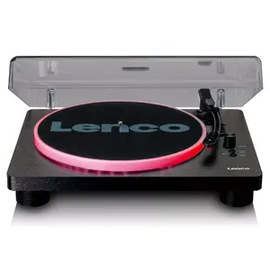 Граммофон Lenco LS-50LEDBK Черный Ручной USB