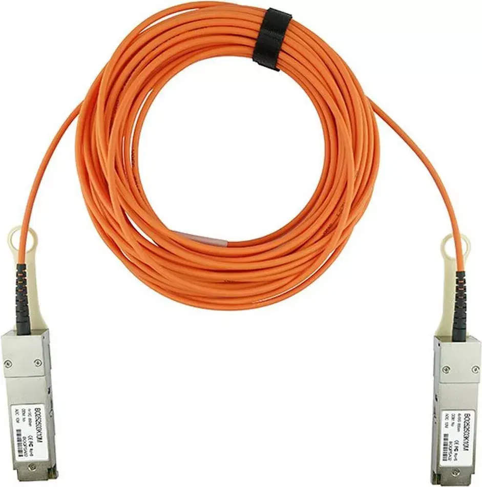Aktīvais optiskais InfiniBand kabelis CBO QSFP-AOC-20M-MT-BO