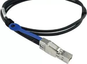 Кабель MiniSAS-HD CBO BL464801GN1M30-BL 1 м, 4× MiniSAS-HD на 4× MiniSAS